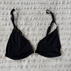 Urban Outfitters Out From Under Black Front Closure Bikini Top Size S-M